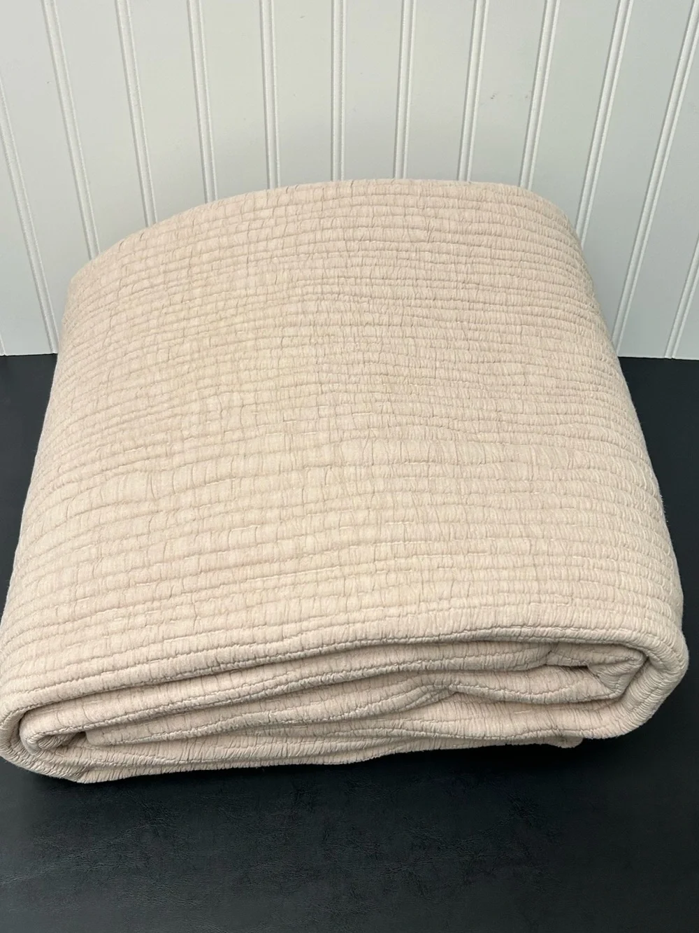 Pottery Barn Coastal Washed Quilt blush